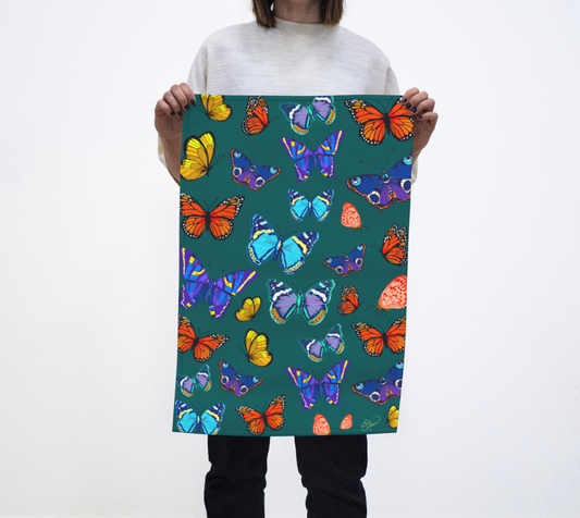 Butterfly Conference Tea Towel