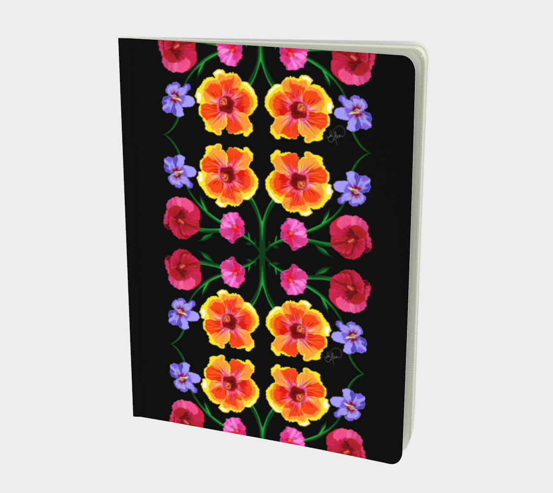 Ode To Hibiscus Bound Notebook