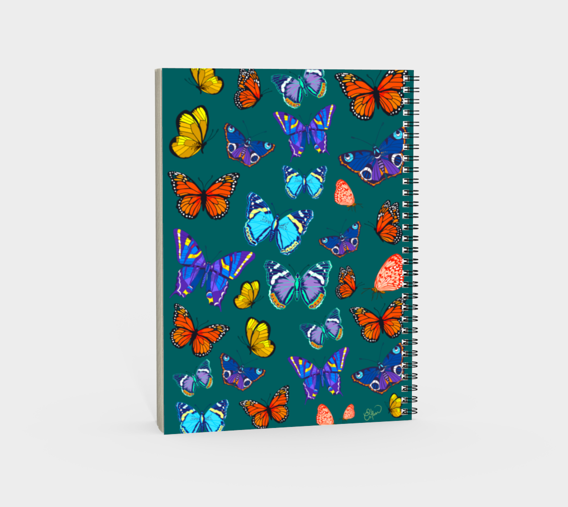 Butterfly Conference Spiral Notebook