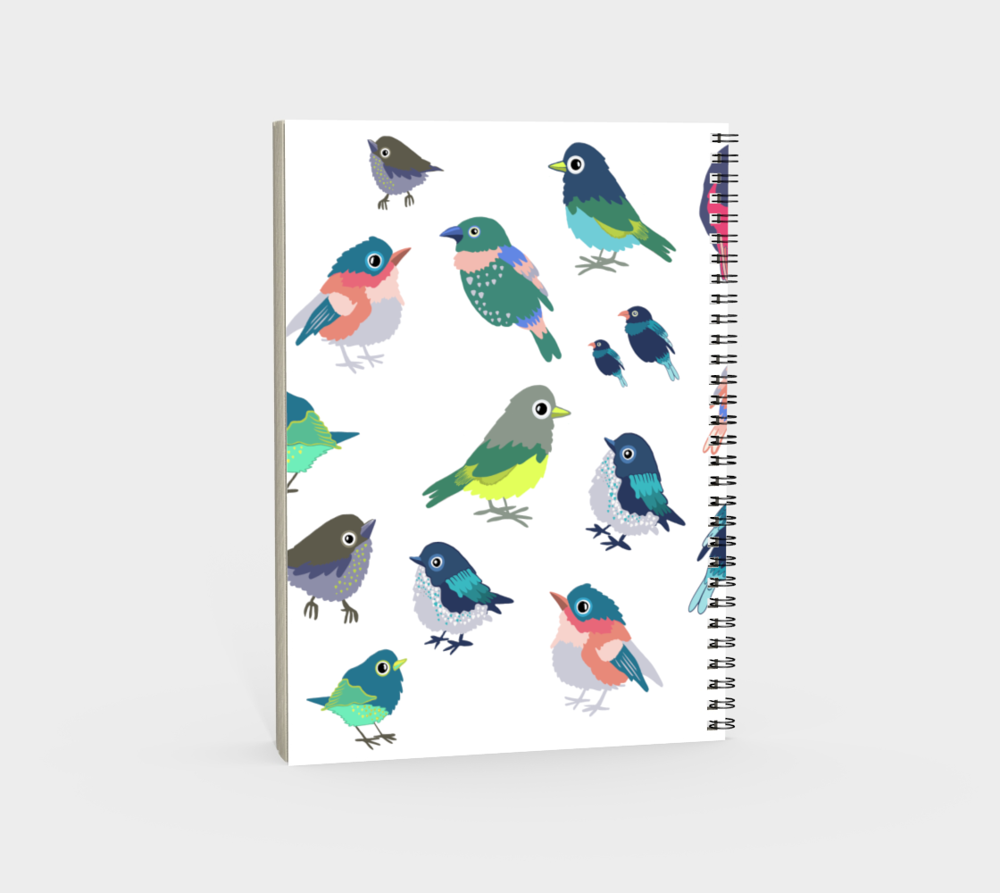 Little Birds Spiral Notebook