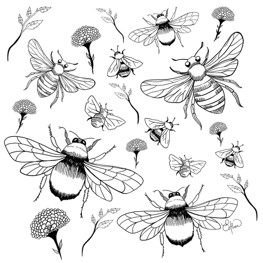 Spring Bees Printable
