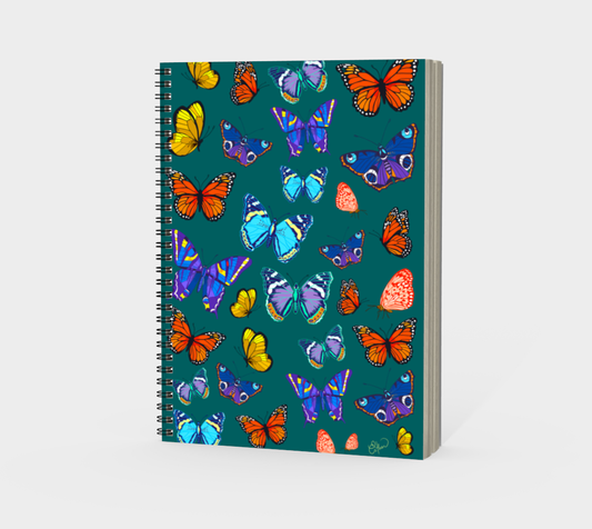 Butterfly Conference Spiral Notebook